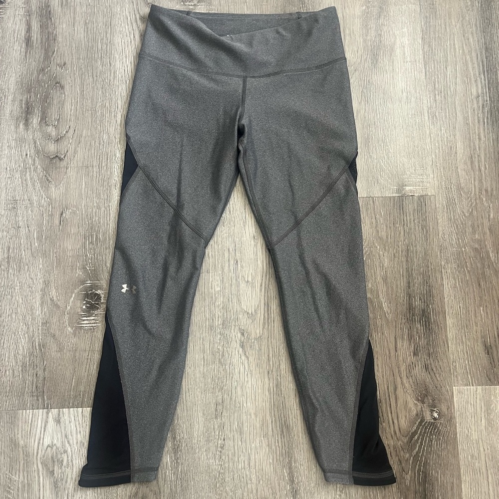 Gray Under Armour mesh leggings